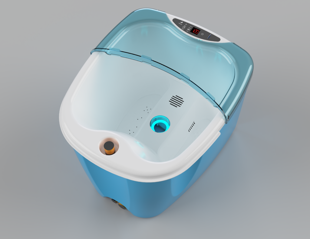 Foot Spa design for injection molding - Industrial Design Services