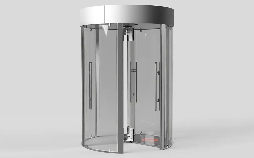 Security access revolving door - Mechanical Design