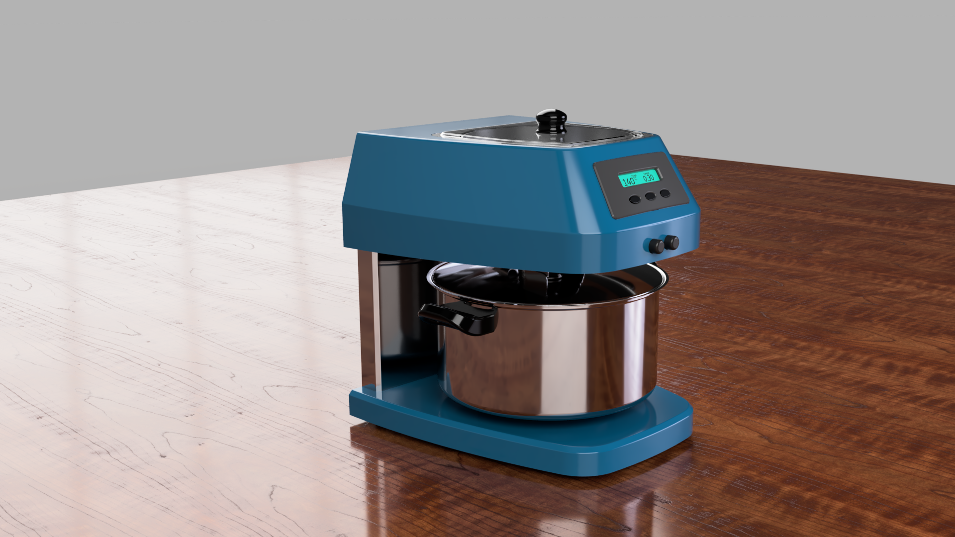 Porridge Maker featuring injection molding and sheet metal pressing