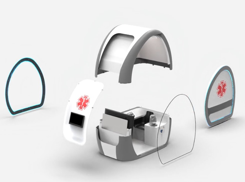 Product assembly design illustrating manufacturable component alignment
