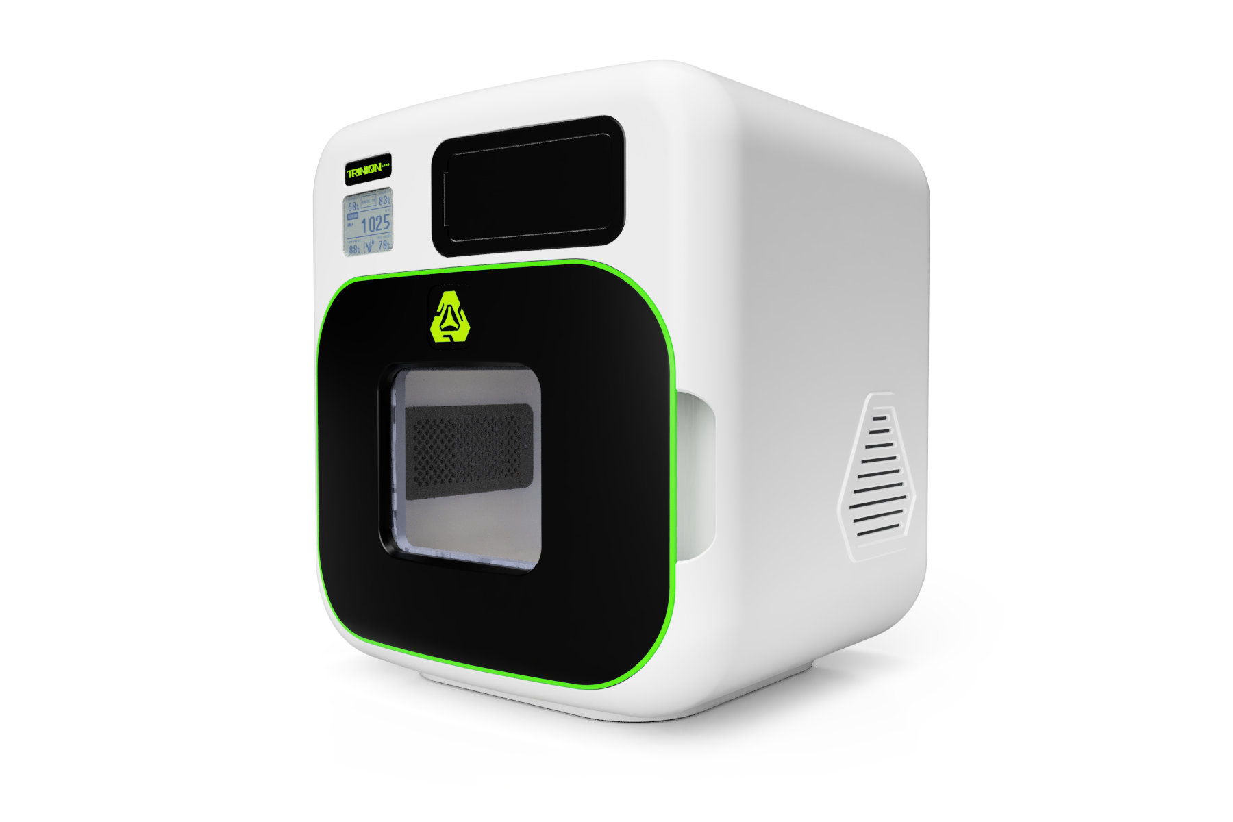 Injection molded medical sanitizer unit enclosure designed for manufacturability and production-ready plastic housing.